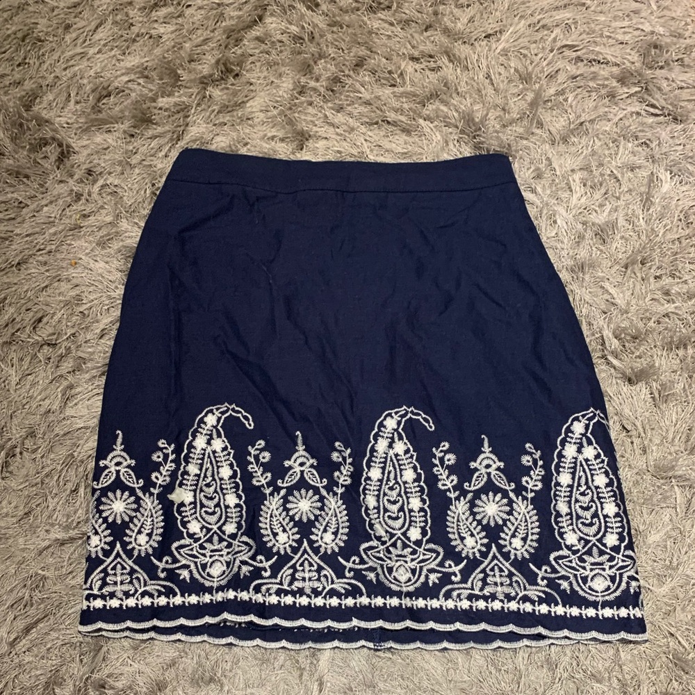 Francescas Navy Blue Skirt